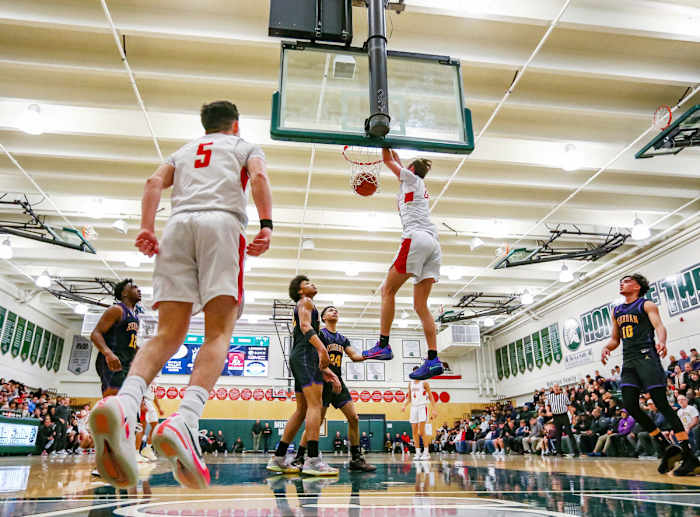 Cole Epperson slams home two of his tournament-high 33 points at last year's MLK Classic.